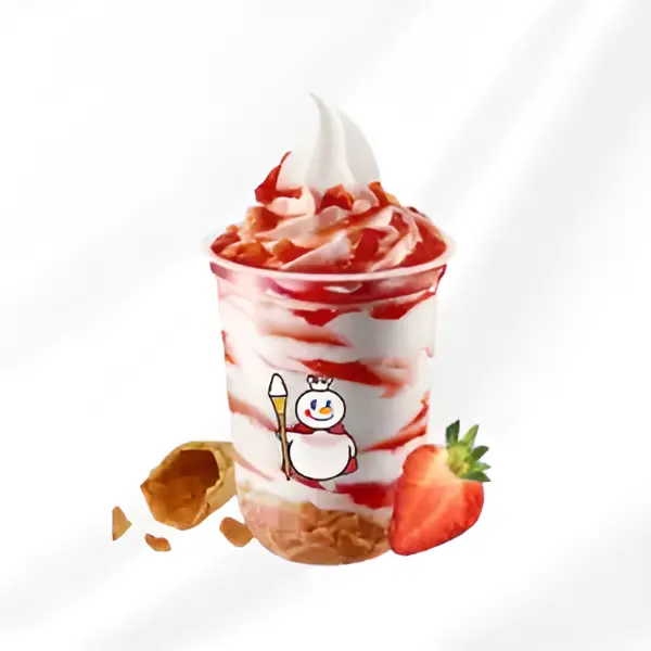 Strawberry Crispy Sundae